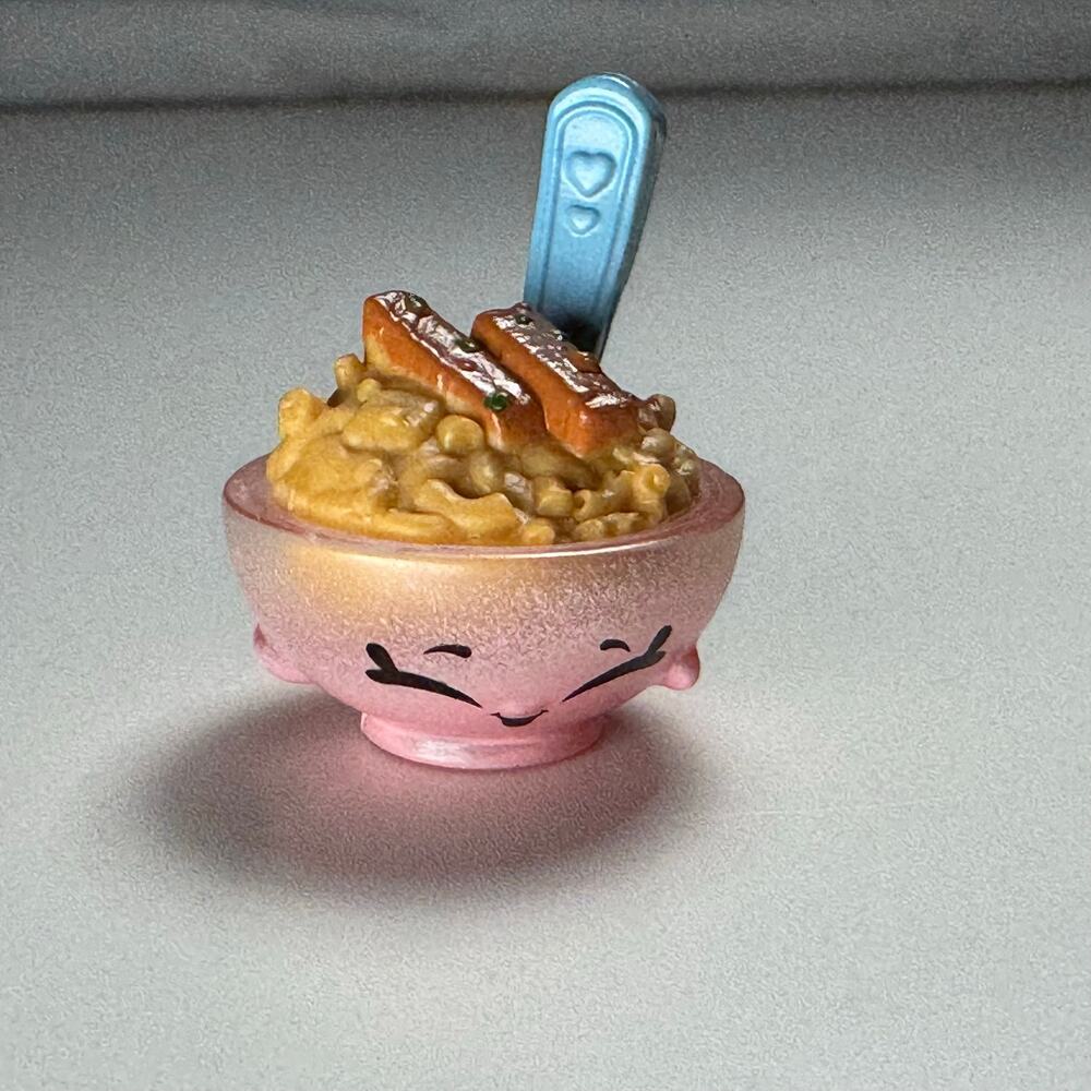 Shopkins Figurine Freddy Fried Chicken Season 13 Frozen Meal Blue Spoon